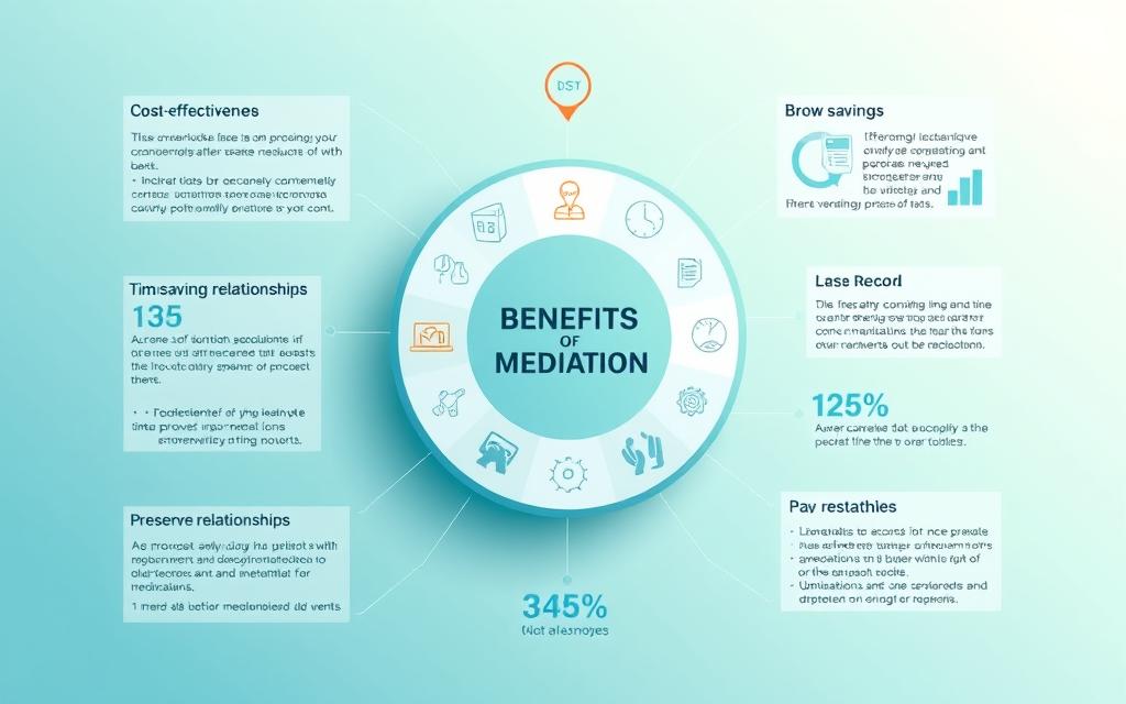 Mediation Benefits Infographic Mediation Benefits Infographic