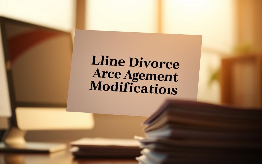 Online Divorce Agreement Modifications Online Divorce Agreement Modifications